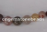 CRU420 15.5 inches 6mm - 14mm round Multicolor rutilated quartz beads