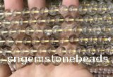 CRU630 15.5 inches 7mm round golden rutilated quartz beads