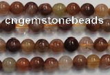 CRU651 15.5 inches 6mm round Multicolor rutilated quartz beads