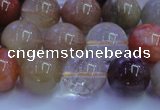 CRU753 15.5 inches 10mm round Multicolor rutilated quartz beads