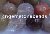 CRU755 15.5 inches 14mm round Multicolor rutilated quartz beads