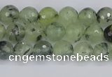 CRU801 15.5 inches 6mm faceted round prehnite gemstone beads