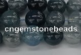 CRU861 15.5 inches 10mm round blue rutilated quartz beads