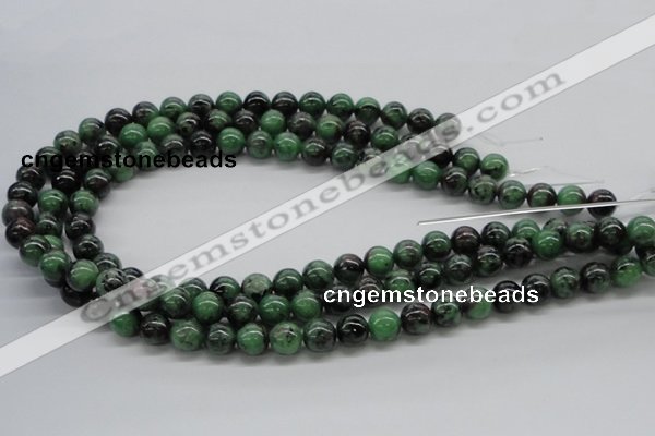 CRZ03 15.5 inches 10mm round ruby zoisite gemstone beads Wholesale