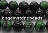 CRZ04 15.5 inches 12mm round ruby zoisite gemstone beads Wholesale
