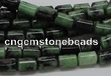 CRZ07 15.5 inches 6*8mm column ruby zoisite gemstone beads Wholesale