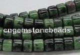 CRZ08 15.5 inches 8*6mm column ruby zoisite gemstone beads Wholesale