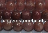 CRZ1000 15.5 inches 6mm - 6.5mm round A- grade natural ruby beads