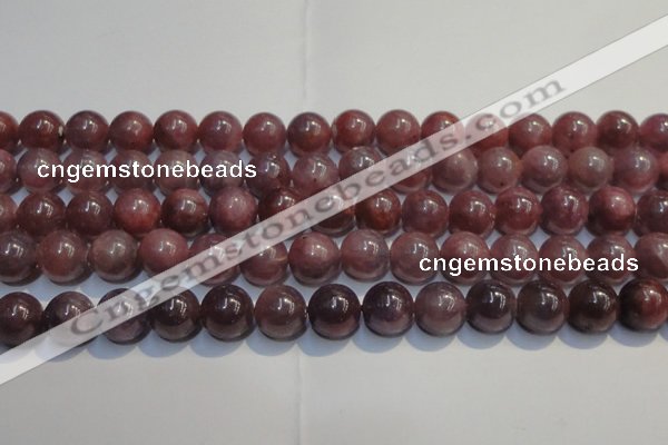 CRZ1003 15.5 inches 7mm - 7.5mm round A grade natural ruby beads