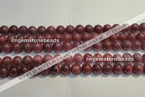 CRZ1006 15.5 inches 7mm - 7.5mm round A+ grade natural ruby beads