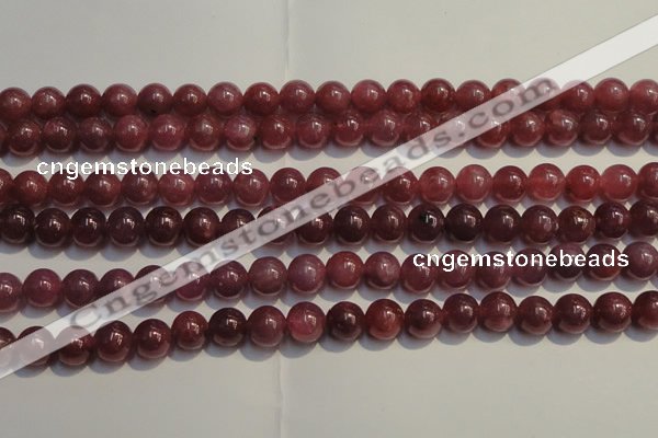 CRZ1008 15.5 inches 6mm - 6.5mm round AA grade natural ruby beads