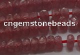 CRZ1101 15.5 inches 3*5mm faceted rondelle AAA+ grade ruby beads