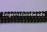 CRZ1110 15.5 inches 4mm round imitation ruby zoisite beads wholesale