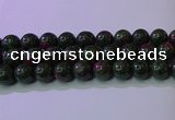 CRZ1114 15.5 inches 12mm round imitation ruby zoisite beads wholesale