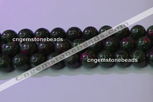 CRZ1114 15.5 inches 12mm round imitation ruby zoisite beads wholesale