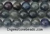 CRZ1160 15.5 inches 5mm round ruby sapphire gemstone beads