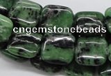 CRZ15 15.5 inches 15*15mm square ruby zoisite gemstone beads wholesale