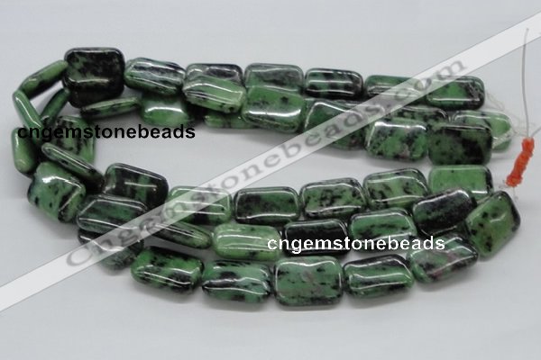 CRZ18 15.5 inches 18*25mm rectangle ruby zoisite gemstone beads