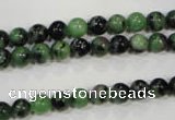 CRZ451 15.5 inches 6mm round ruby zoisite gemstone beads