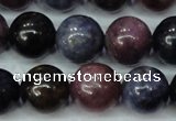 CRZ503 15.5 inches 10mm round natural ruby sapphire beads