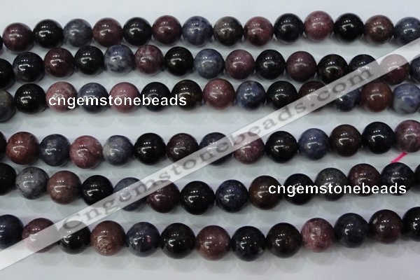 CRZ503 15.5 inches 10mm round natural ruby sapphire beads