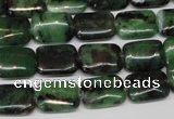 CRZ51 15.5 inches 10*14mm rectangle ruby zoisite gemstone beads