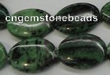 CRZ62 15.5 inches 18*25mm oval ruby zoisite gemstone beads