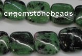 CRZ66 15.5 inches 16*16mm square ruby zoisite gemstone beads