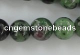 CRZ723 15.5 inches 10mm round ruby zoisite gemstone beads