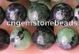 CRZ772 15.5 inches 8mm round ruby zoisite beads wholesale