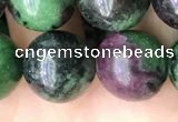 CRZ775 15.5 inches 14mm round ruby zoisite beads wholesale