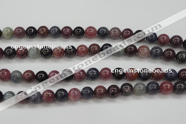 CRZ802 15.5 inches 10mm round natural ruby sapphire beads