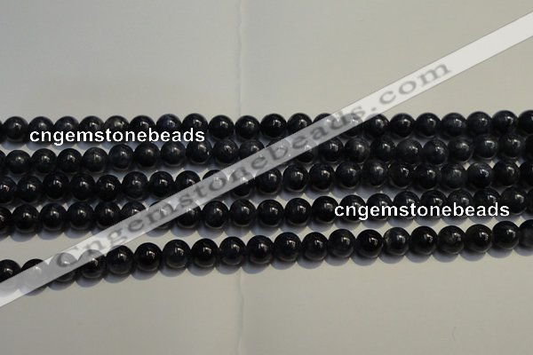 CRZ951 15.5 inches 6mm - 6.5mm round A- grade natural sapphire beads