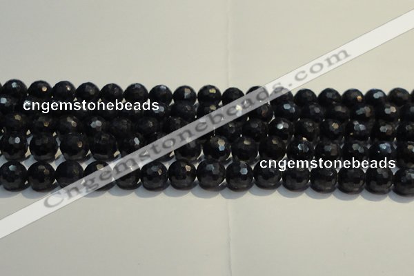 CRZ965 15.5 inches 7mm – 7.8mm faceted round A+ grade sapphire beads