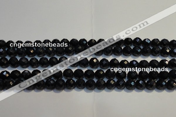 CRZ969 15.5 inches 6mm – 6.5mm faceted round AA grade sapphire beads