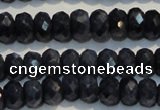 CRZ976 15.5 inches 4*6mm faceted rondelle A grade sapphire beads