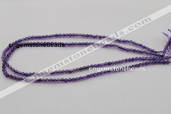 CSA01 15.5 inches 4mm round synthetic amethyst beads wholesale
