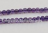 CSA02 15.5 inches 5mm round synthetic amethyst beads wholesale