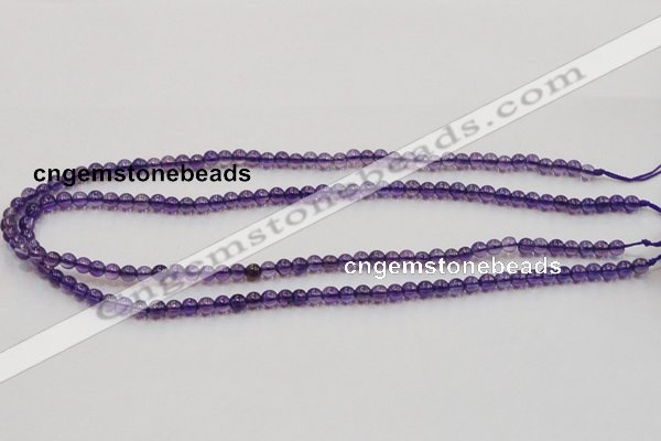 CSA02 15.5 inches 5mm round synthetic amethyst beads wholesale