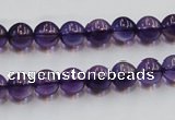 CSA04 15.5 inches 8mm round synthetic amethyst beads wholesale