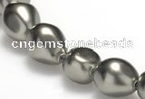 CSB02 16 inches 12*16mm nugget shell pearl beads Wholesale