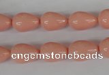 CSB106 15.5 inches 10*14mm teardrop shell pearl beads wholesale