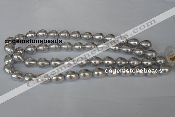 CSB108 15.5 inches 11*15mm teardrop shell pearl beads wholesale