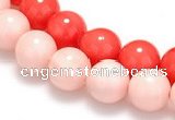 CSB11 16 inches 8mm round shell pearl beads Wholesale