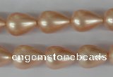 CSB110 15.5 inches 11*15mm teardrop shell pearl beads wholesale