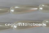 CSB116 15.5 inches 10*30mm teardrop shell pearl beads wholesale