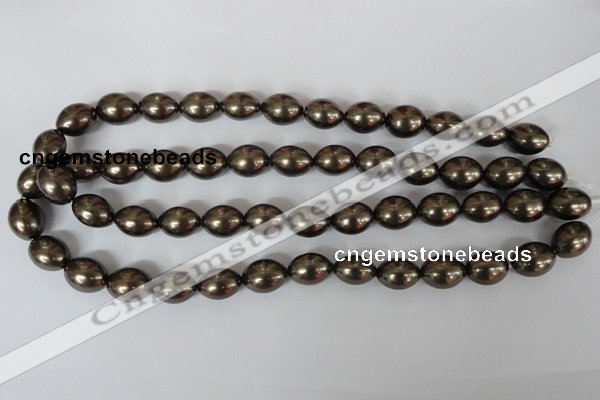 CSB123 15.5 inches 12*15mm rice shell pearl beads wholesale