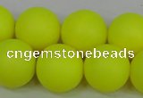 CSB1318 15.5 inches 10mm matte round shell pearl beads wholesale