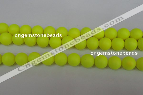 CSB1318 15.5 inches 10mm matte round shell pearl beads wholesale