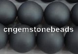 CSB1329 15.5 inches 12mm matte round shell pearl beads wholesale